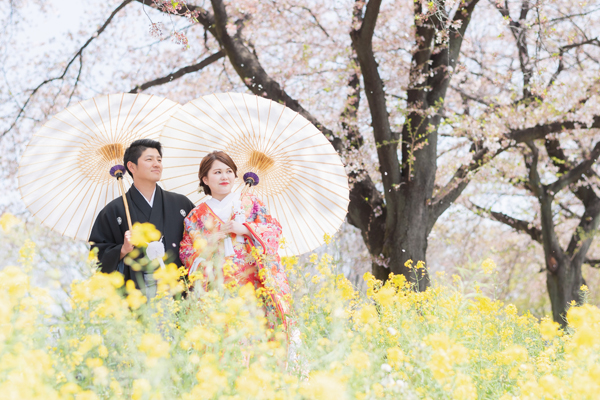 菜の花フォトウエディング