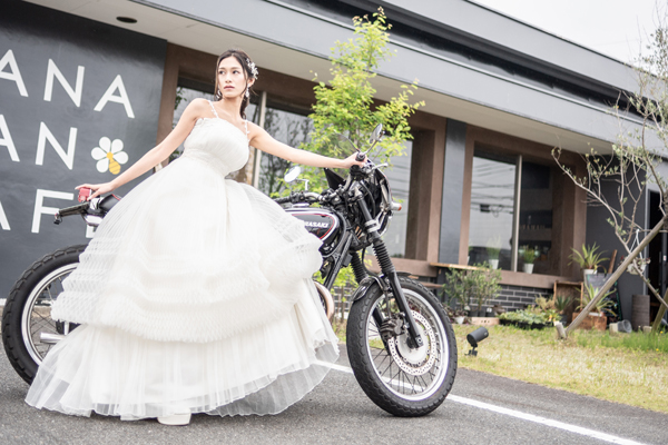 大好きなバイクとの写真